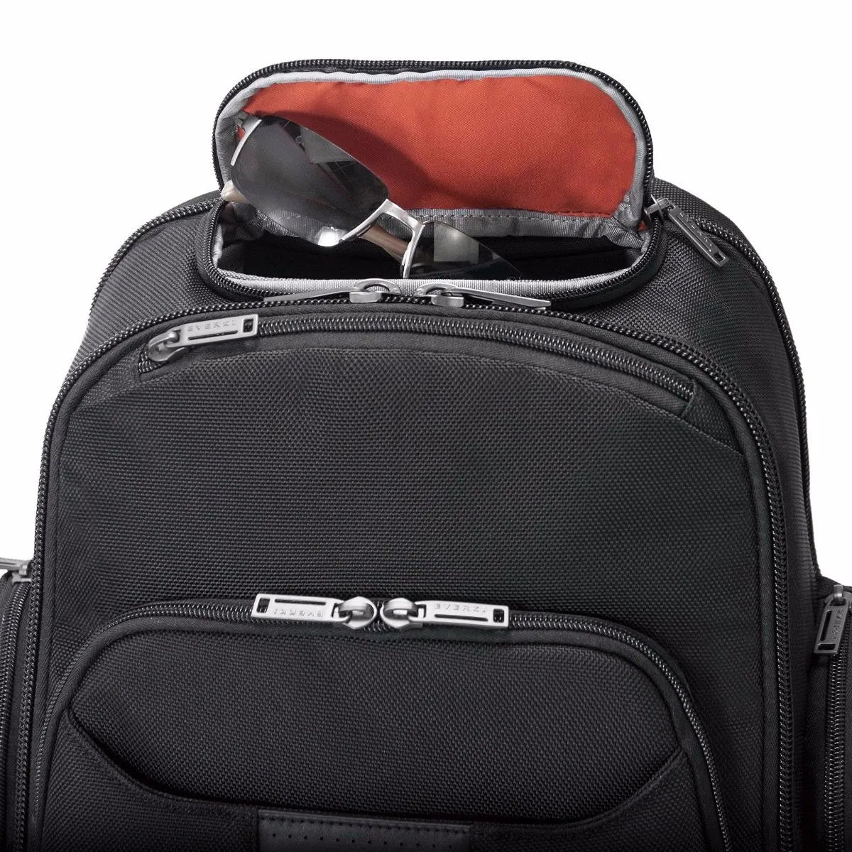 Everki Versa Backpack | Fits Up To 15 Inch Laptops | Travel Friendly | Opens 180° | Hard-Shell Quick-Access Sunglasses Case image 5