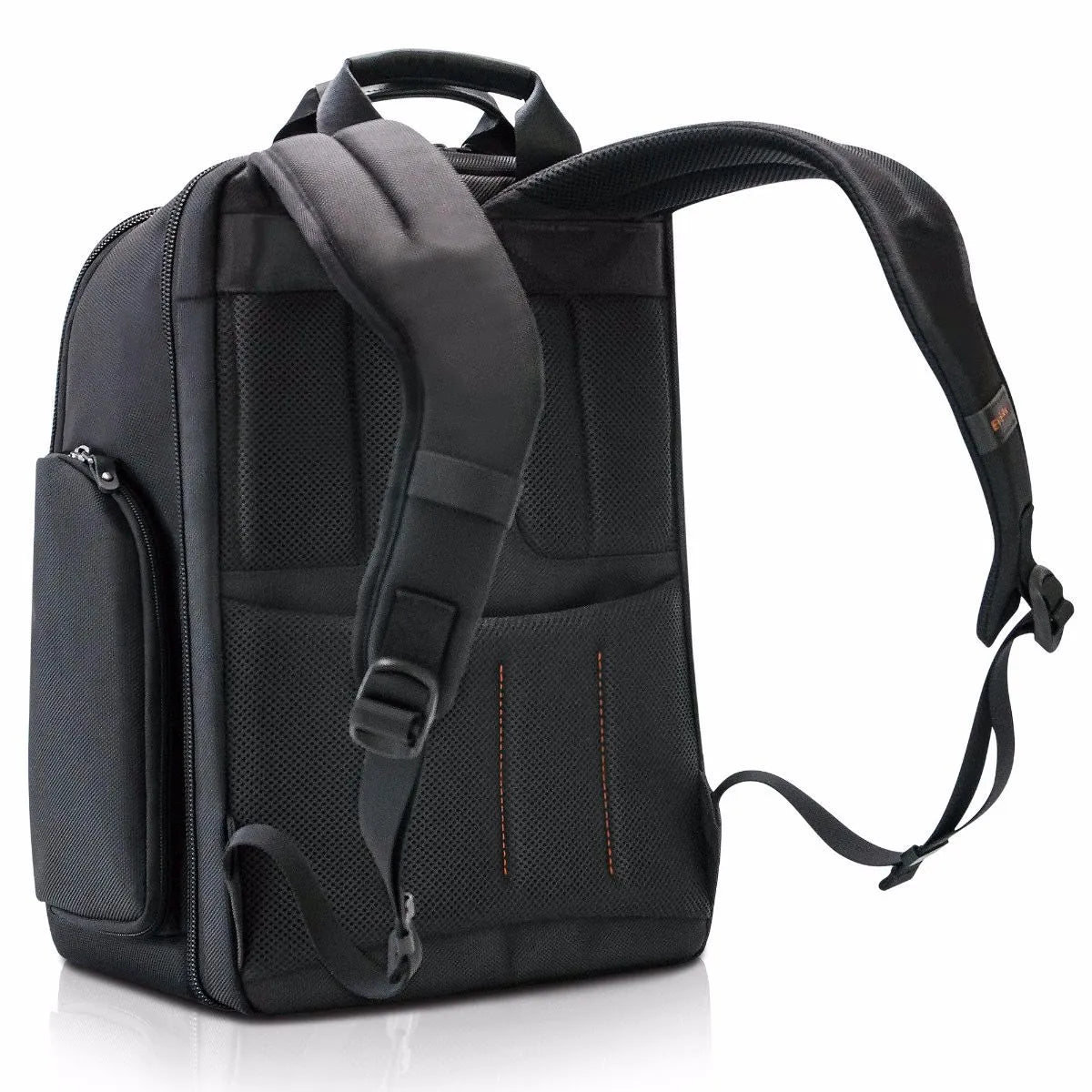 Everki Onyx Backpack | Fits Up To 15.6 Inch Laptops | Black | Discreet Rfid-Safe Pocket | Travel Friendly | Opens 180°