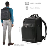 Everki Onyx Backpack | Fits Up To 17.3 Inch Laptops | Black | Discreet Rfid-Safe Pocket | Travel Friendly | Opens 180° image 4