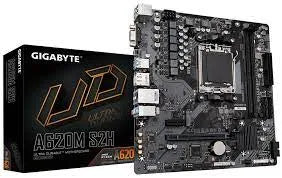 Gigabyte Motherboard AMD A620 Chipset For AMD AM5; 2X Dual DDR5; 1X M2; 1X HDMI; DP; VGA