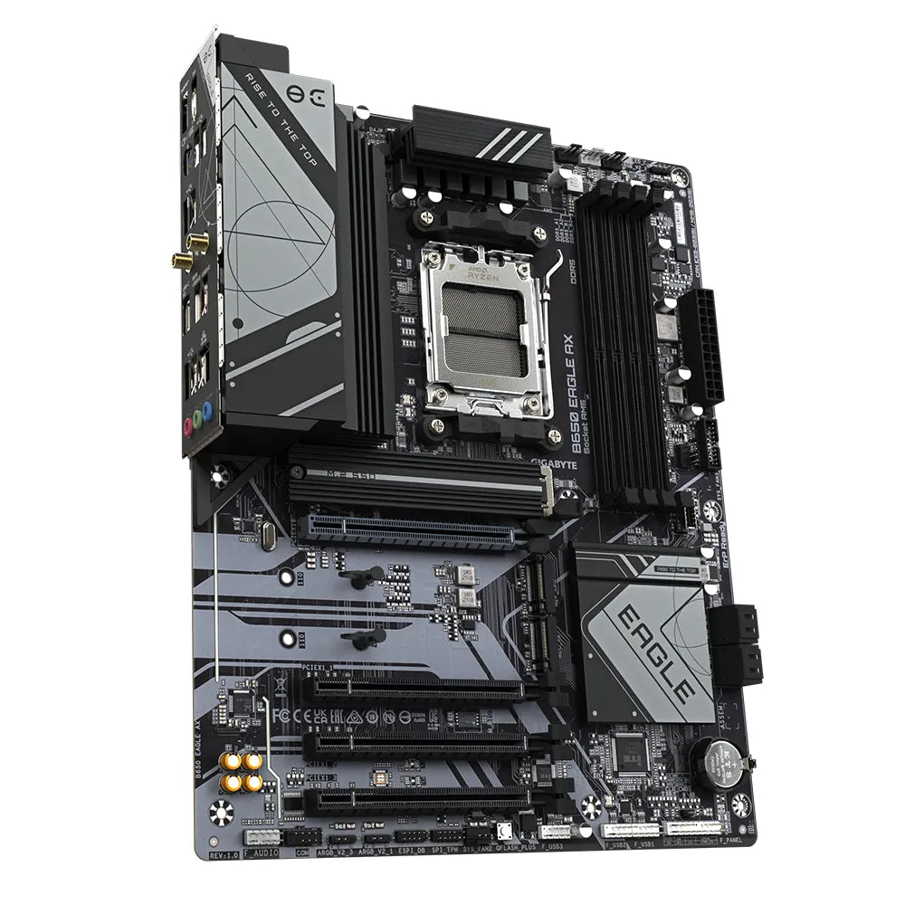 Gigabyte AMD B650 Eagle For AMD AM5; 4X Dual DDR5; 3X M2; HDMI; DP.
