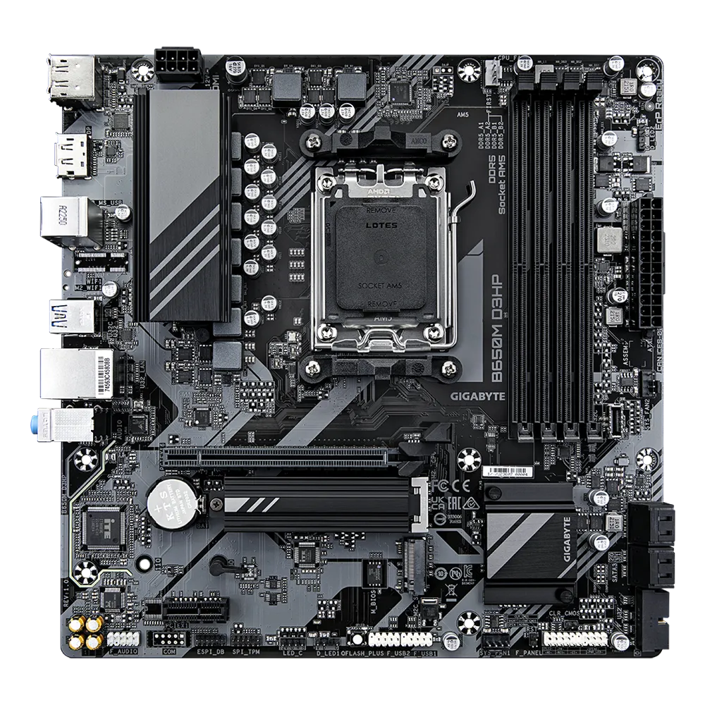 Gigabyte AMD B650 Chipset For AMD AM5; 4X Dual DDR5; 2X M2; 1X HDMI 2X DP image 3