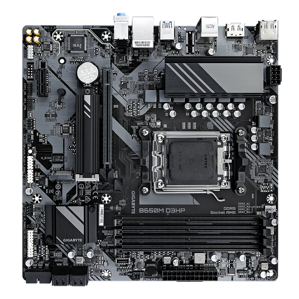 Gigabyte AMD B650 Chipset For AMD AM5; 4X Dual DDR5; 2X M2; 1X HDMI 2X DP image 4