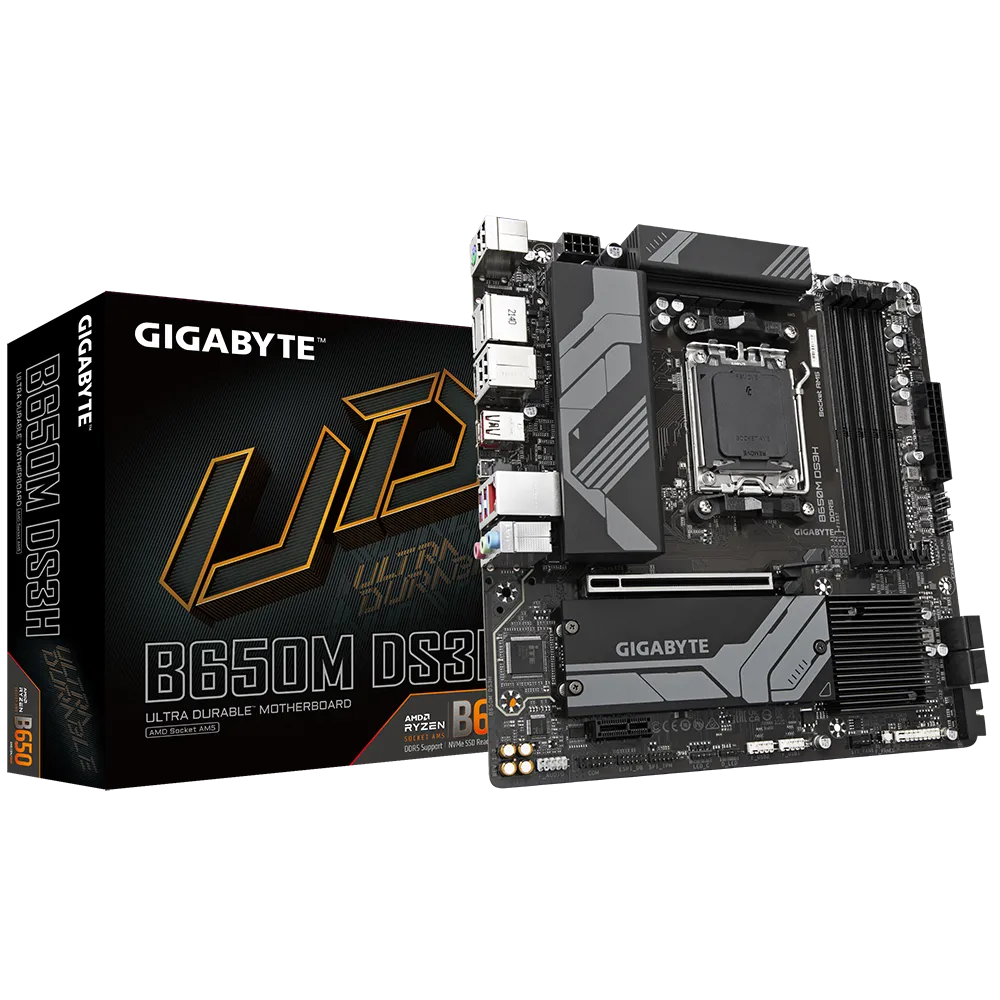 Gigabyte Motherboard AMD B650 Chipset For AMD AM5; 4X Dual DDR5; 2X M2; 1X HDMI 2X DP. image 2