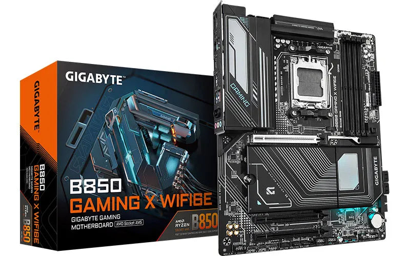 Gigabyte AMD B850 Gaming Chipset For AMD AM5; 4X Dual DDR5; 3X M2; 1X HDMI 1X DP. .