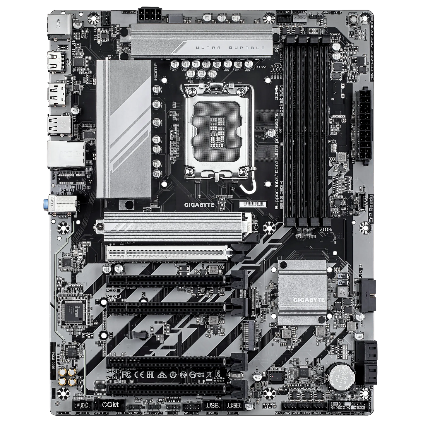 Gigabyte INTEL® B860 Chipset For Lga 1851; 4X DDR5; 2X M2; Hdmi/Dp ; ATX image 2