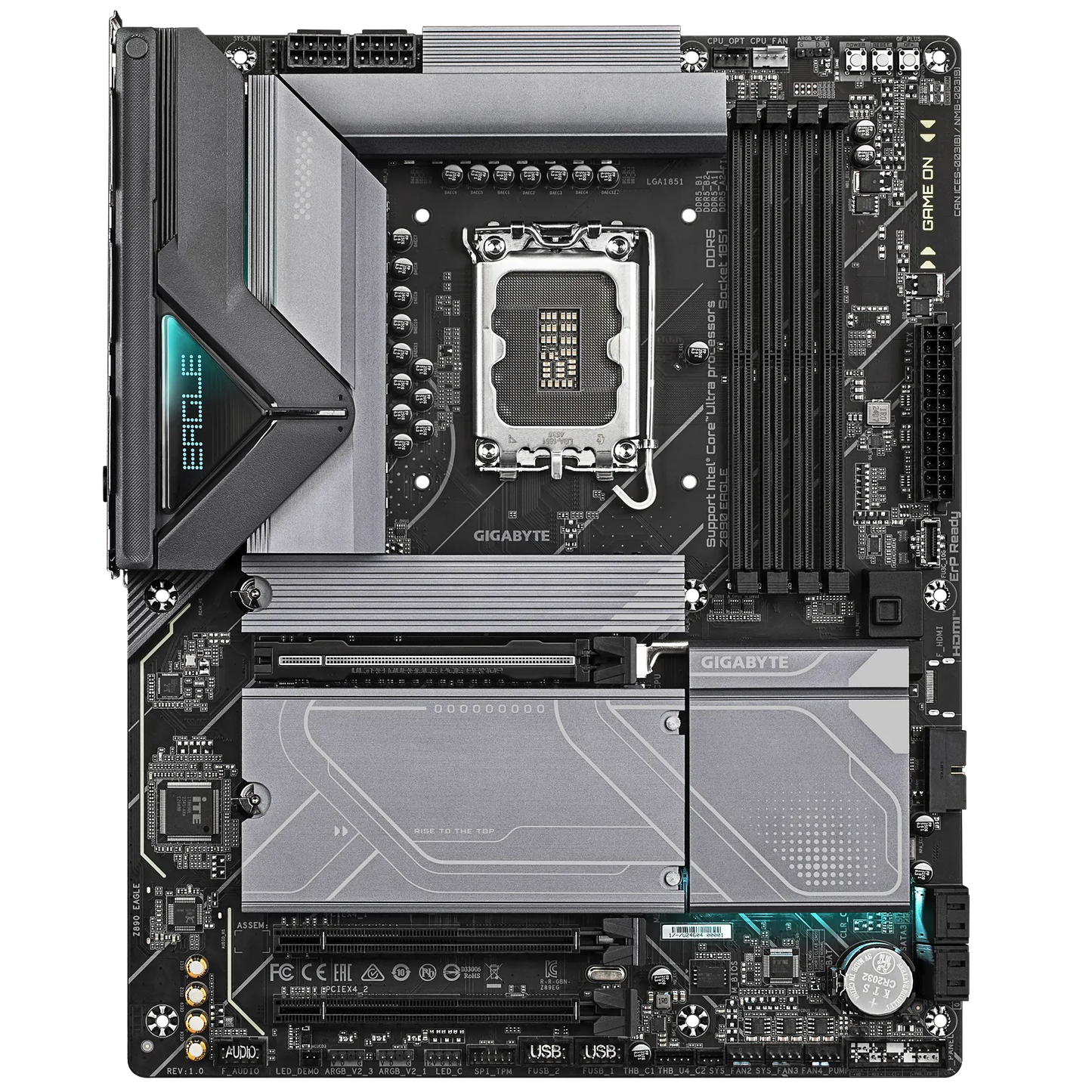 Gigabyte INTEL® Z890 Chipset For Lga 1851; 4X DDR5; 4X M2; USB4® USB Type-C®/Dp; ATX. image 2