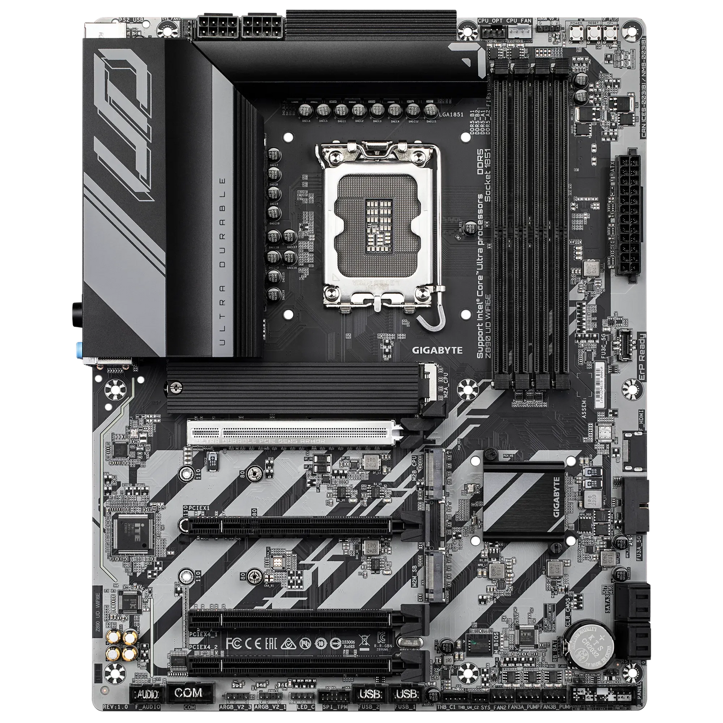Gigabyte INTEL® Z890 Chipset For Lga 1851; 4X DDR5; 3X M2; USB4® USB Type-C®/Dp; ATX. image 2