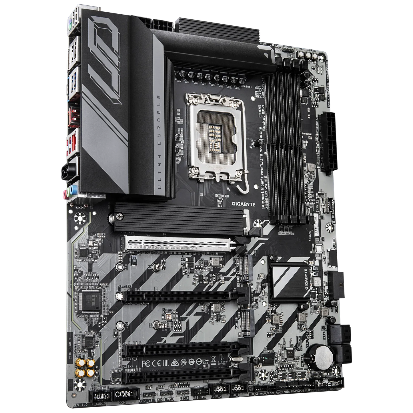 Gigabyte INTEL® Z890 Chipset For Lga 1851; 4X DDR5; 3X M2; USB4® USB Type-C®/Dp; ATX. image 3