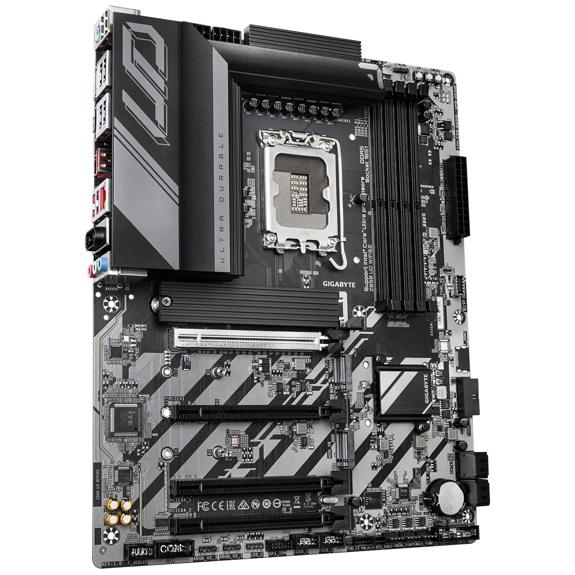 Gigabyte INTEL® Z890 Chipset For Lga 1851; 4X DDR5; 3X M2; USB4® USB Type-C®/Dp; ATX. image 3