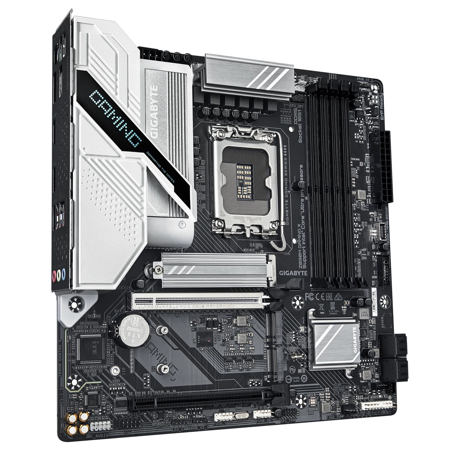 Gigabyte INTEL® Z890 Chipset For Lga 1851; 4X DDR5; 3X M2; HDMI/2X DP; MATX. image 3