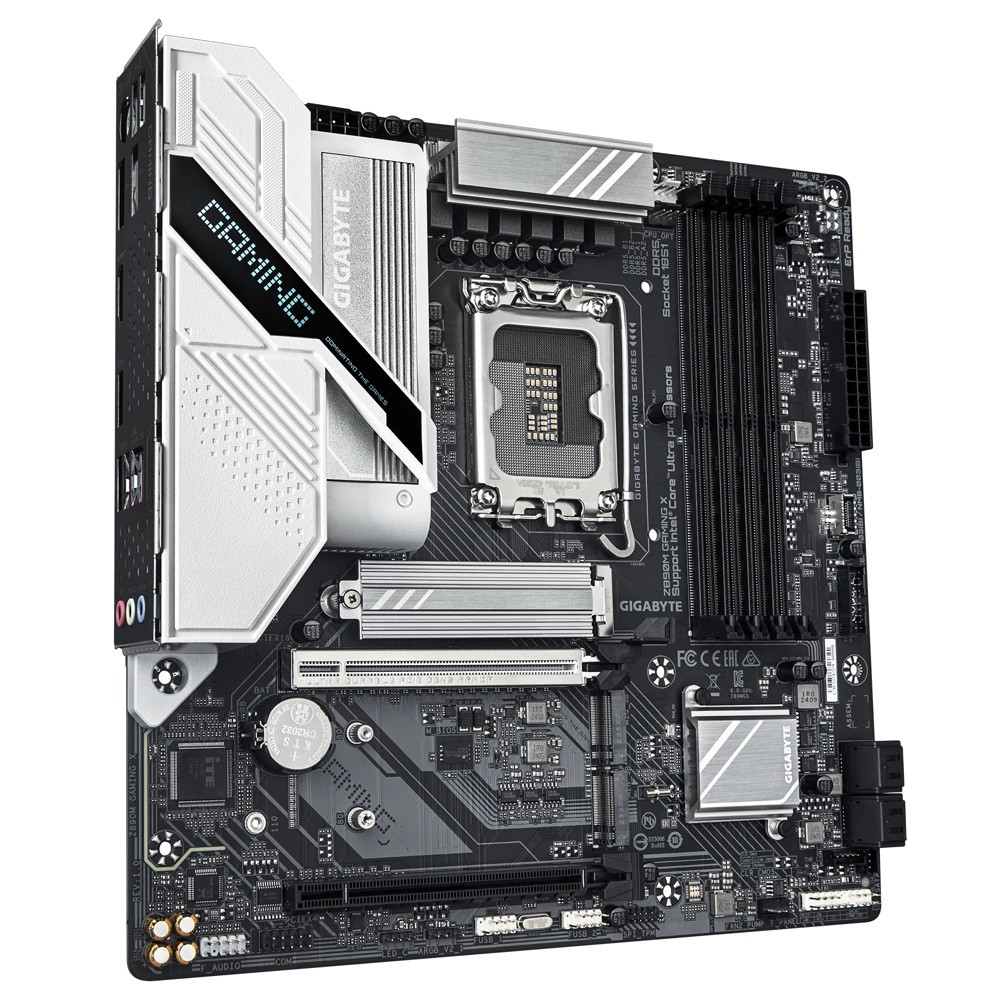 Gigabyte INTEL® Z890 Chipset For Lga 1851; 4X DDR5; 3X M2; HDMI/2X DP; MATX. image 3