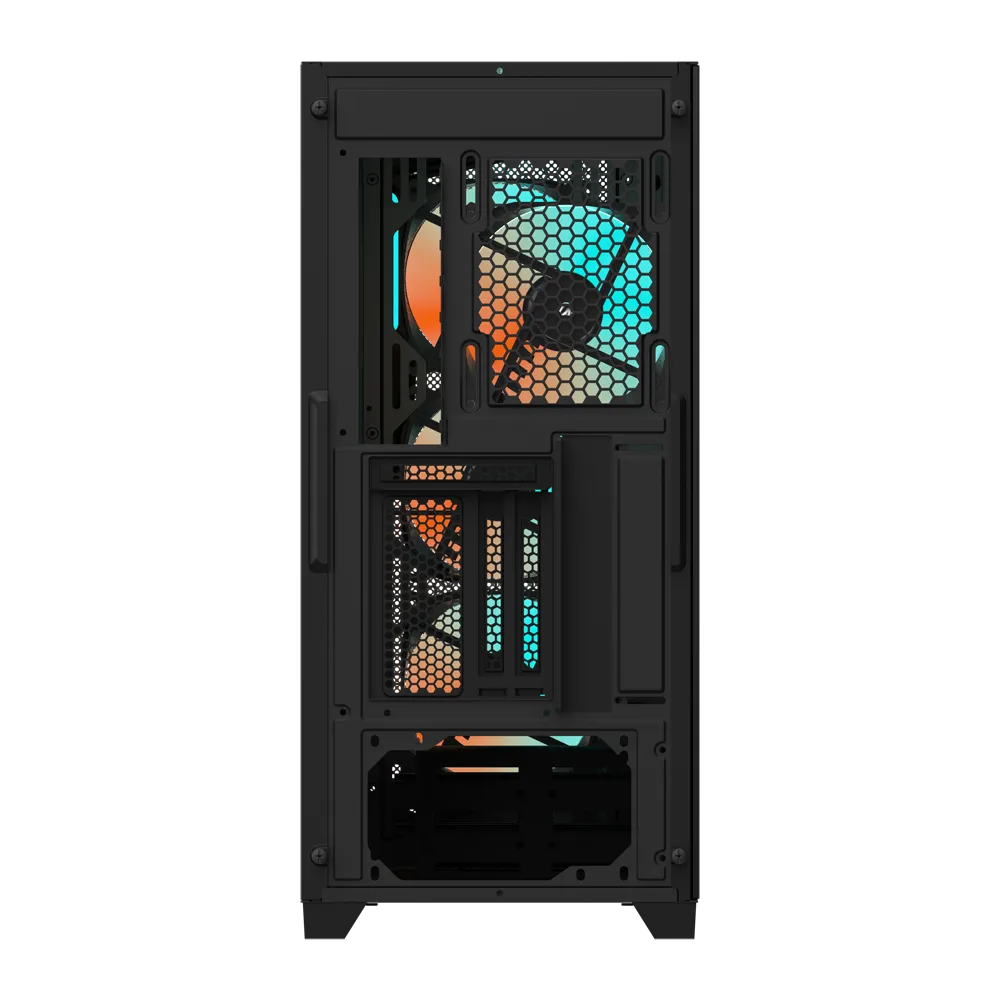 Gigabyte C301 Glass ATX Chassis; 2X 3.5'' | 2X 2.5'' Drive Bays; 360MM Radiator Compatible; 4X 120MM Fan Incl; White image 5