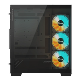 Gigabyte C500 Panoramic Stealth ATX Chassis; 1X 3.5'' | 2X 2.5'' Drive Bays; 360MM Radiator Compatible; 4X 120MM ARGB Fan Incl; image 4