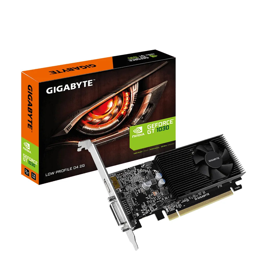 Gigabyte Nvidia Geforce Gt 1030 2GB GDDR4; 64-BIT Memory Bus; Pci Express 2.0; 1X Dual-Link Dvi-D; 1X HDMI; Low Profile image 3