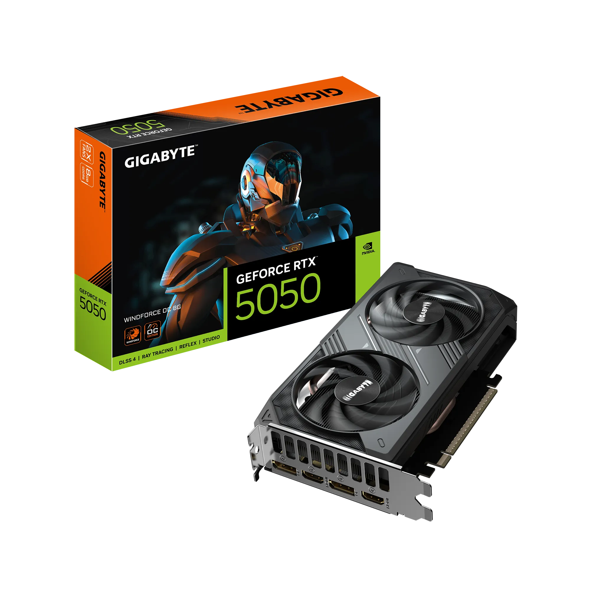Gigabyte Nvidia Geforce Rtx 5050 Windfore Oc 8GB GDDR6; 128-BIT Memory Bus; 2X HDMI; 2X Displayport. image 5