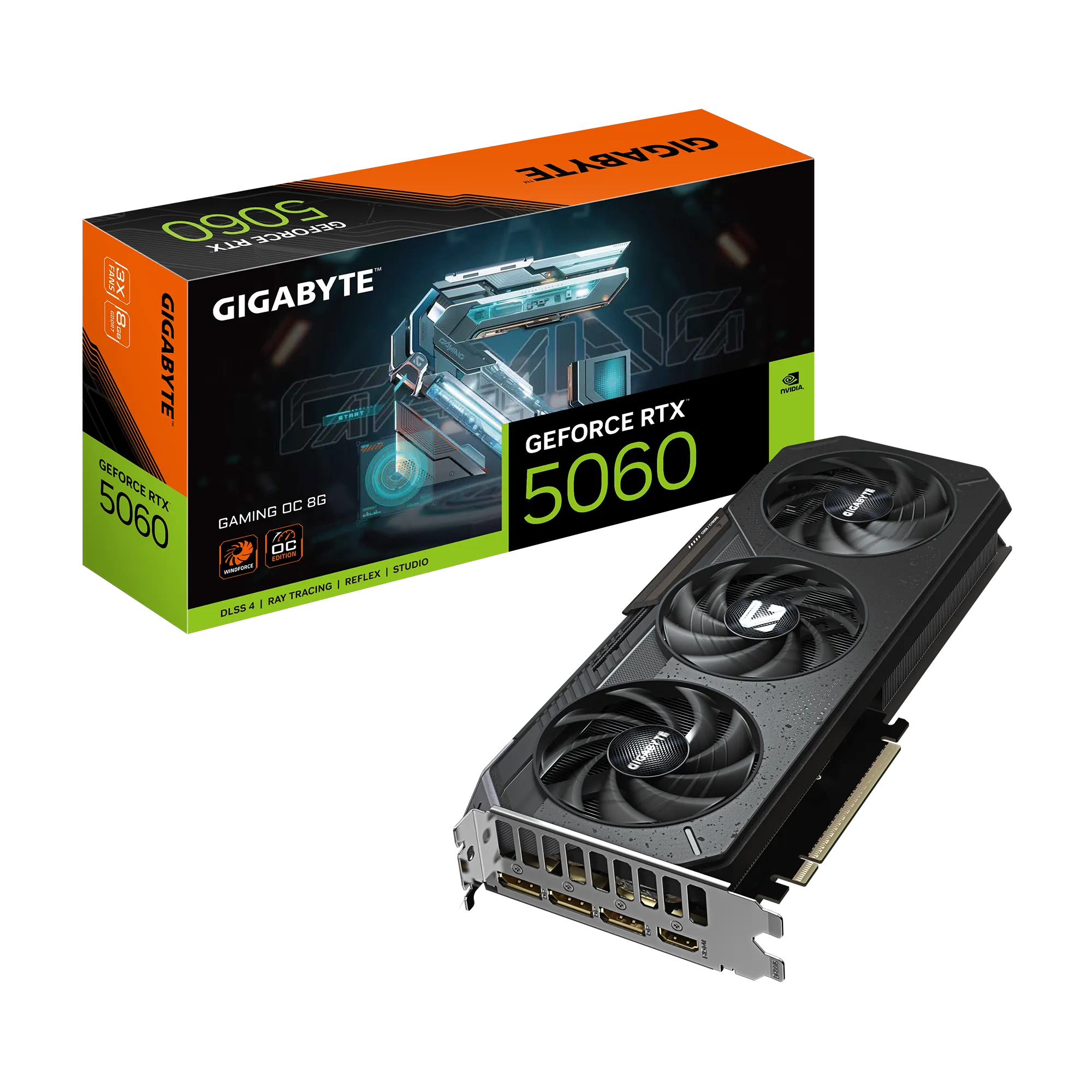 Gigabyte Nvidia Geforce Rtx 5060 Gaming Oc 8GB 8GB GDDR7; 128-BIT Memory Bus; 1X HDMI; 3X Displayport . image 5