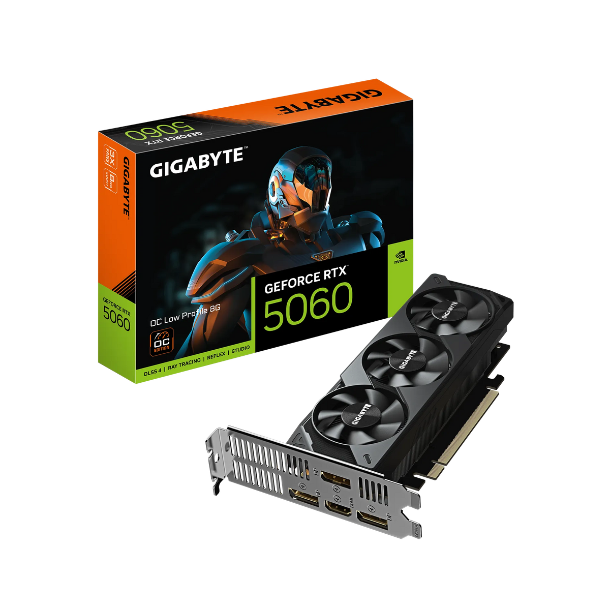 Gigabyte Nvidia Geforce Rtx 5060 Oc 8GB 8GB GDDR7; 128-BIT Memory Bus; 1X HDMI; 3X Displayport . Low Profile image 3