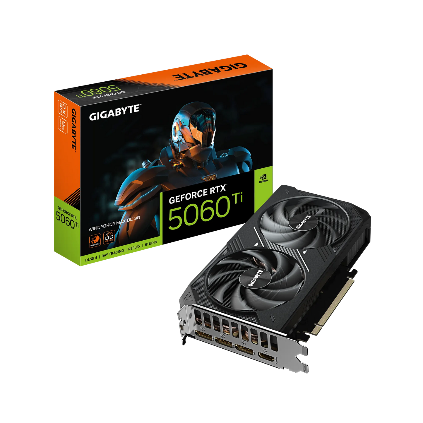 Gigabyte Nvidia Geforce Rtx 5060TI Windforce Max 8GB 8GB GDDR7; 128-BIT Memory Bus; 1X HDMI; 3X Displayport image 4