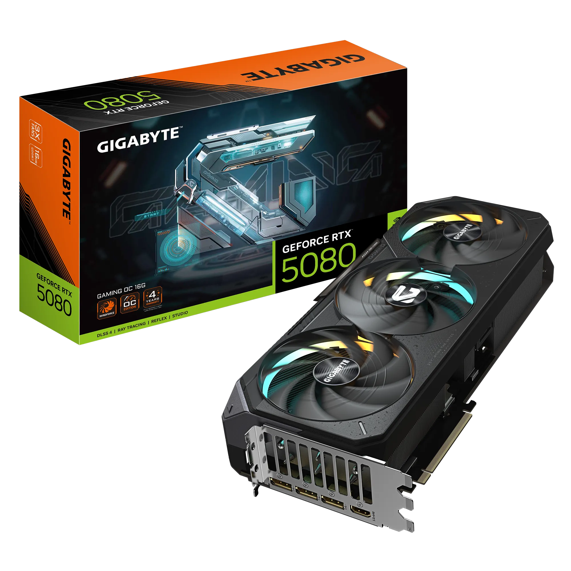 Gigabyte Nvidia Geforce Rtx 5080 Gaming Oc 16GB GDDR7; 256-BIT Memory Bus; 1X HDMI; 3X Displayport; Min 850W PSU. . image 5