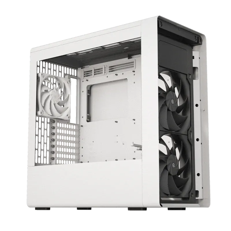 Aerocool Havn Bf 360 White Eatx Case Adjustable Gpu Bracket Supports Up To 7 Fans (0 Incl) 2X 3.5'' Or 4X 2.5'' 420MM Ra image 2