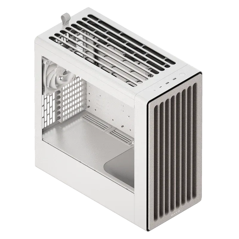 Aerocool Havn Bf 360 White Eatx Case Adjustable Gpu Bracket Supports Up To 7 Fans (0 Incl) 2X 3.5'' Or 4X 2.5'' 420MM Ra image 4