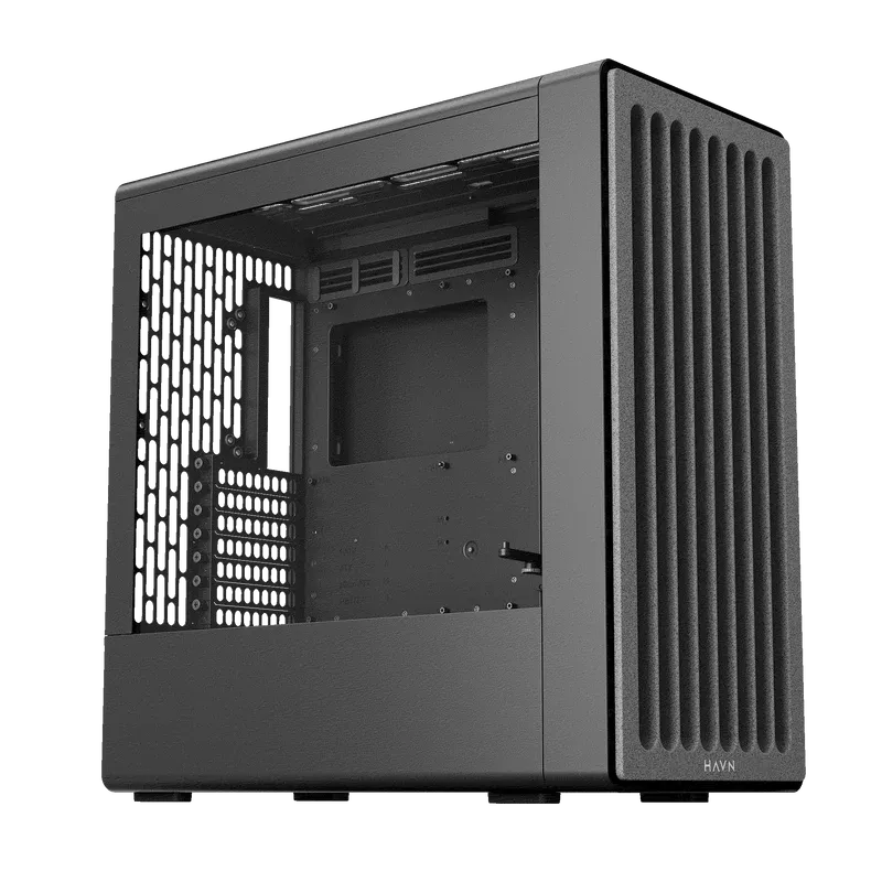 Aerocool Havn Bf 360 Black Eatx Case Adjustable Gpu Bracket Supports Up To 7 Fans (0 Incl) 2X 3.5'' Or 4X 2.5'' 420MM Ra image 2