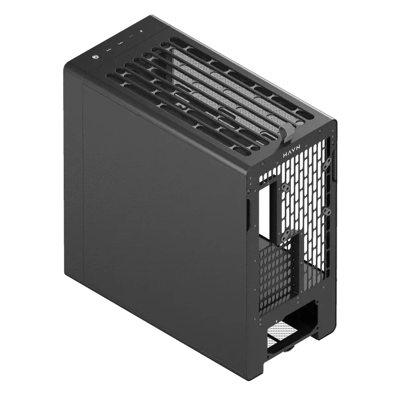 Aerocool Havn Bf 360 Black Eatx Case Adjustable Gpu Bracket Supports Up To 7 Fans (0 Incl) 2X 3.5'' Or 4X 2.5'' 420MM Ra image 5