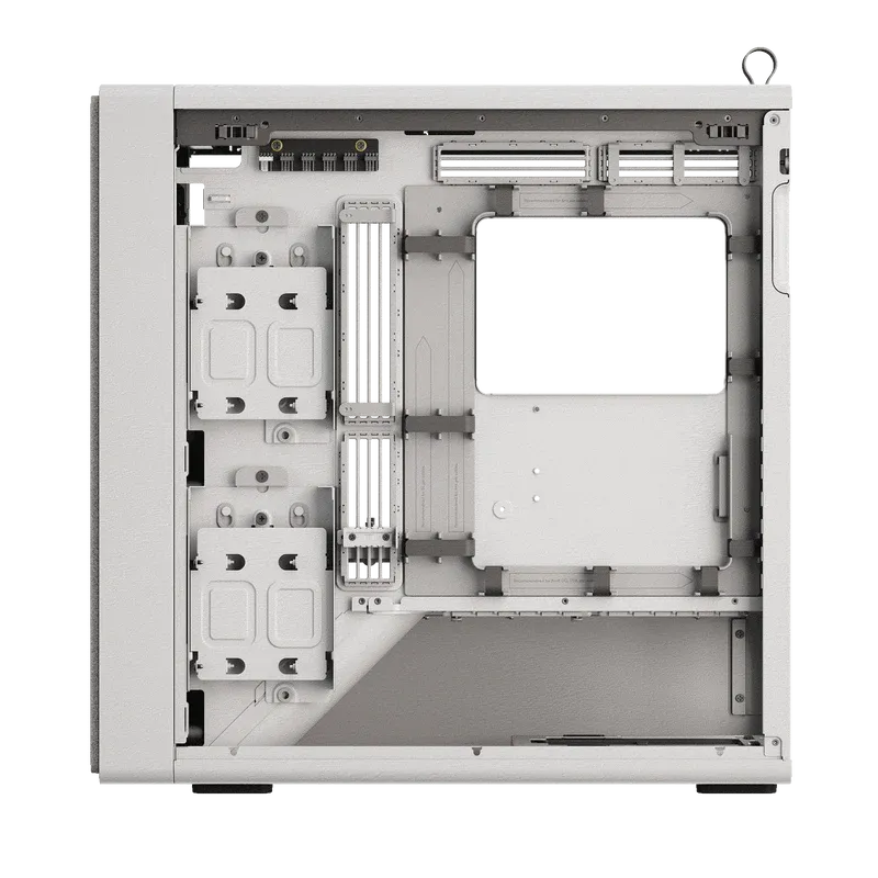Aerocool Havn Bf 360 Flow White Eatx Case Adjustable Gpu Bracket Supports Up To 7 Fans (2X180; 1X140MM Incl) 2X 3.5'' Or 4 image 5