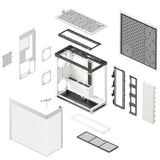 Aerocool Havn Hs 420 Base Edition White Eatx Case Supports Up To 11 Fans (0 Incl) 4X 3.5'' Or 8X 2.5'' 420MM Radiator. image 2