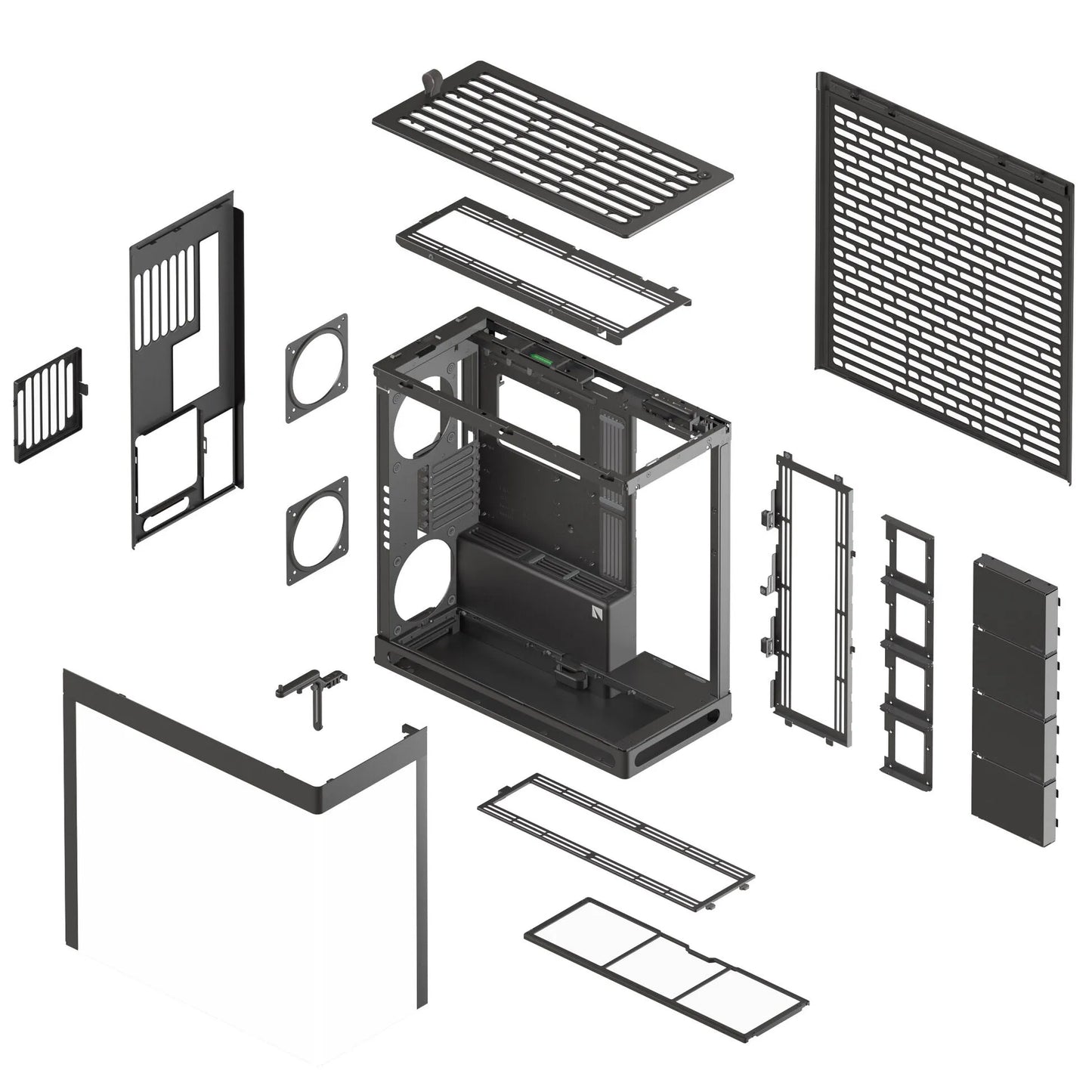 Aerocool Havn Hs 420 Base Edition Black Eatx Case Supports Up To 11 Fans (0 Incl) 4X 3.5'' Or 8X 2.5'' 420MM Radiator.