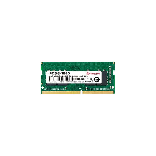 Transcend 4GB DDR4 2666MHZ SO-DIMM 1RX8 512MX8 CL19 1.2V image 2