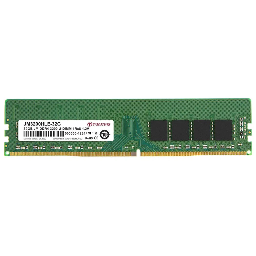 Transcend Jet Memory 32GB DDR4-3200 Desktop U-Dimm 2RX8 CL22 image 3