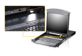 Aten 8-PORT 17'' Dual Rail Lcd IP CAT5 Kvm D.rail Lcd Kvm IP Sw. W/(uskb/Spkb)/W/(us/Eu) Cord