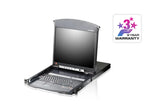 Aten 8-PORT 17'' Dual Rail Lcd IP CAT5 Kvm D.rail Lcd Kvm IP Sw. W/(uskb/Spkb)/W/(us/Eu) Cord image 3