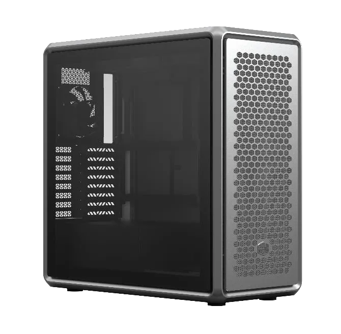 Cooler Master Masterframe 600; Midi Tower; PC; Silver; ATX; ITX; Micro ATX; Aluminium; Sgcc; Tempered Glass