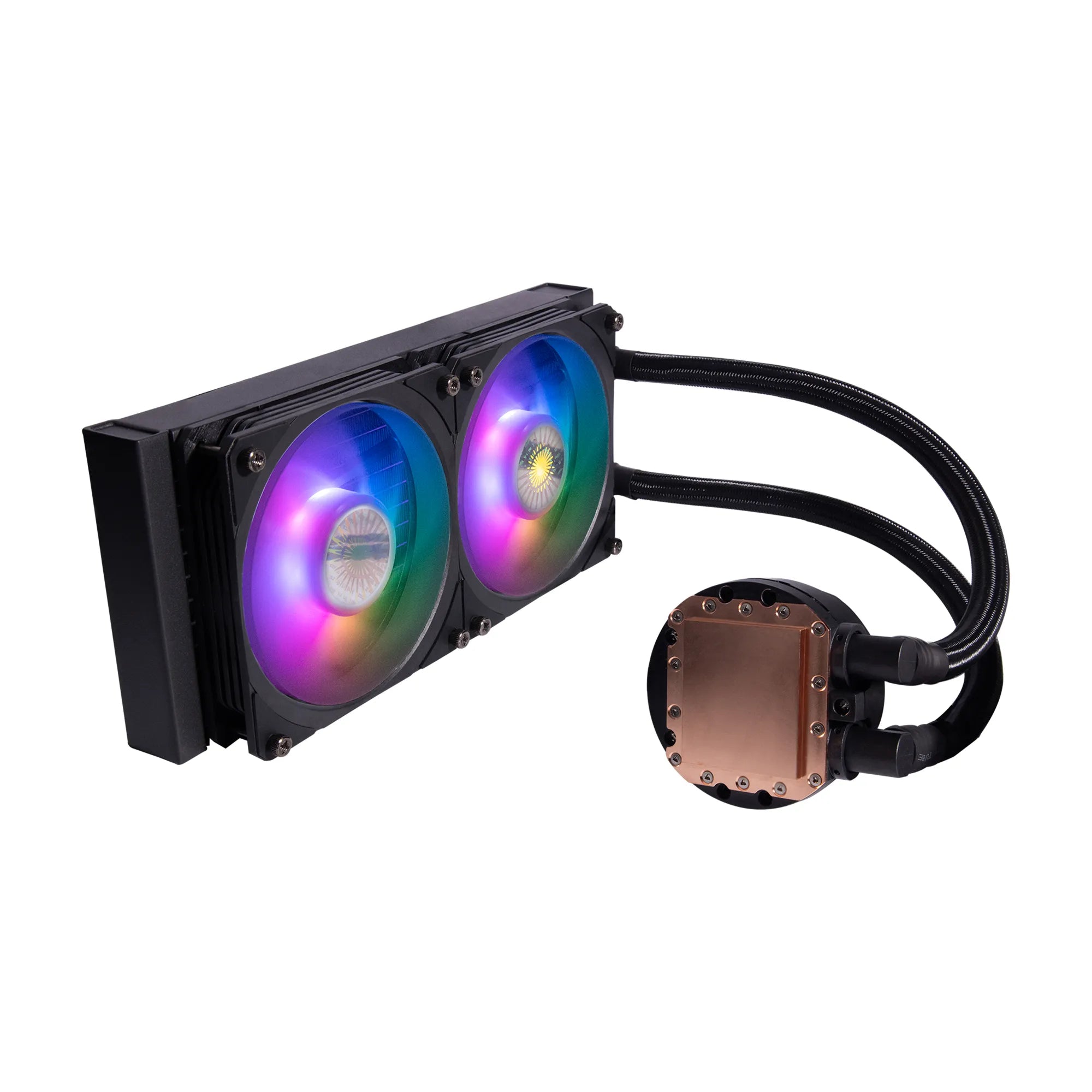 Cooler Master Masterliquid PL240 Flux White Edition -Supports Lga 1700;1150;1151;1155; 1156; 1366;2011.2066; AMD AM4; AM3;TR4 image 3