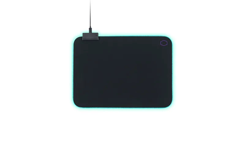 Cooler Master Keyboard MP750 Medium Flexible RGB Mousepad; Smooth Surface; Thick RGB Borders; Water Repellent Coating