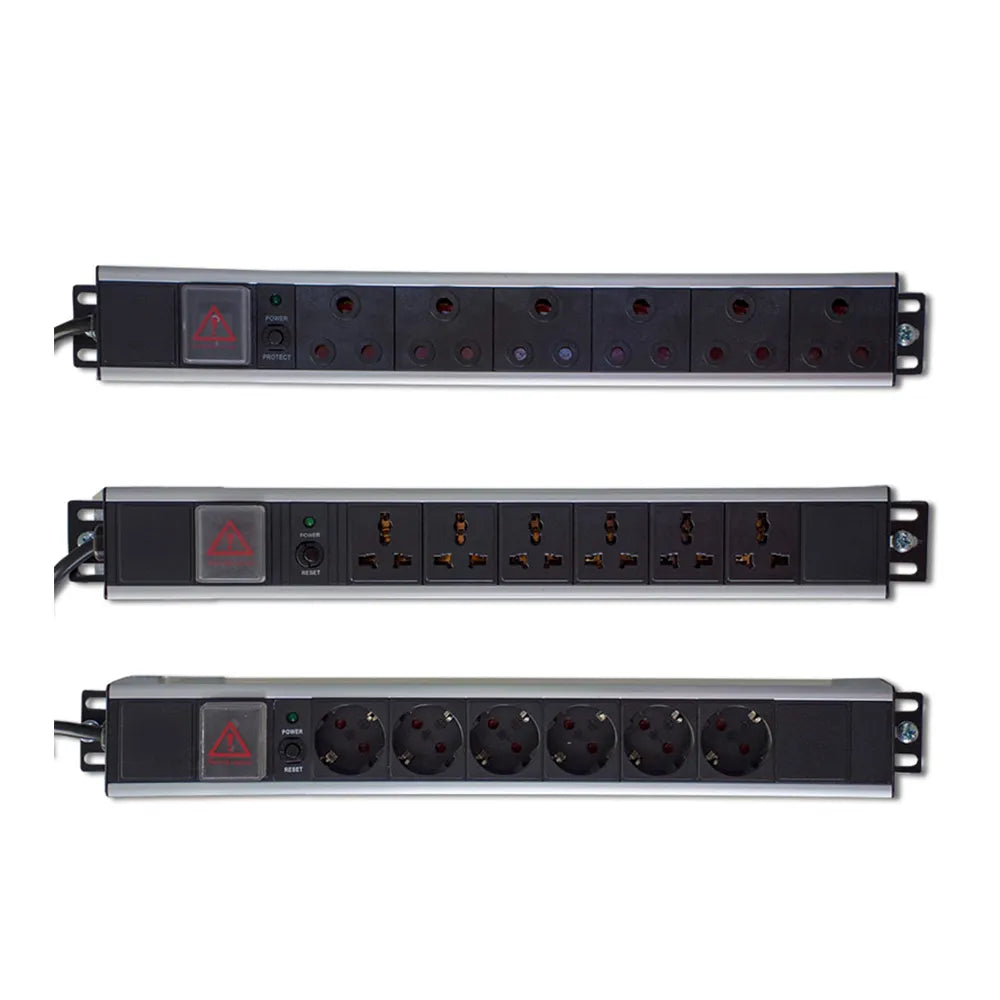 Rct Cabinet Rct Rsa 6 Way 16A 19' Rack Mount Za Plug.
