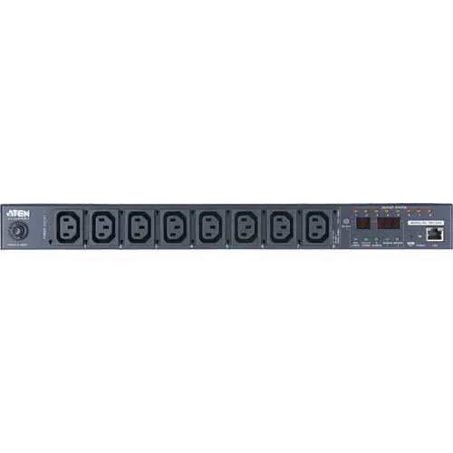 Aten 15A/10A 8-OUTLET 1U Outlet-Metered & Switched Eco Pdu image 3