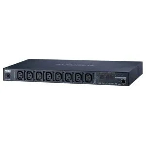 Aten 15A/10A 8-OUTLET 1U Outlet-Metered & Switched Eco Pdu image 4