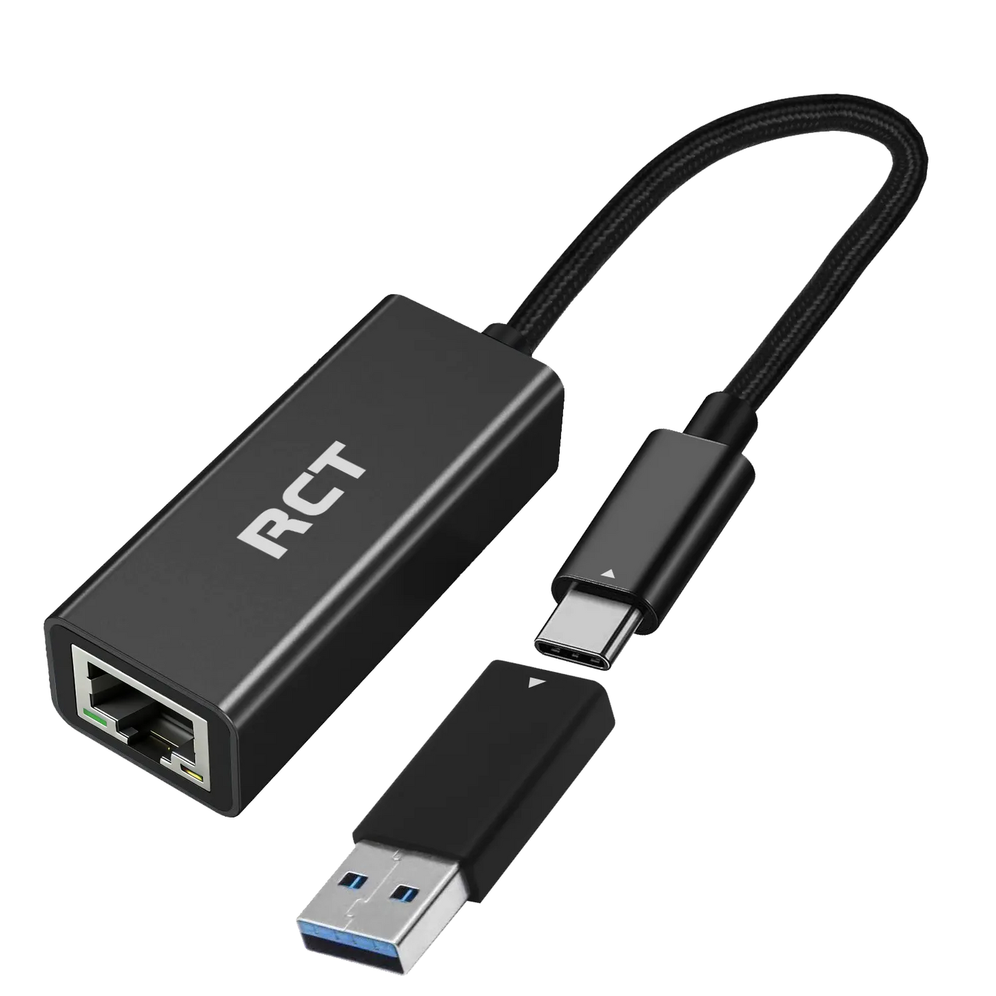 Rct Peripherals Rct USB 3.0 Type Gigabit Ethernet Adapter With C & A Converter. image 2