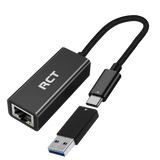 Rct Peripherals Rct USB 3.0 Type Gigabit Ethernet Adapter With C & A Converter. image 2