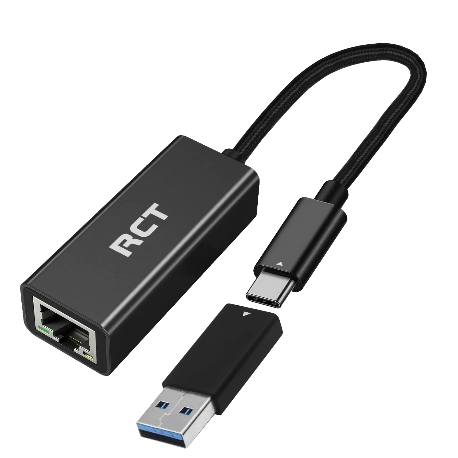 Rct Peripherals Rct USB 3.0 Type Gigabit Ethernet Adapter With C & A Converter. image 2