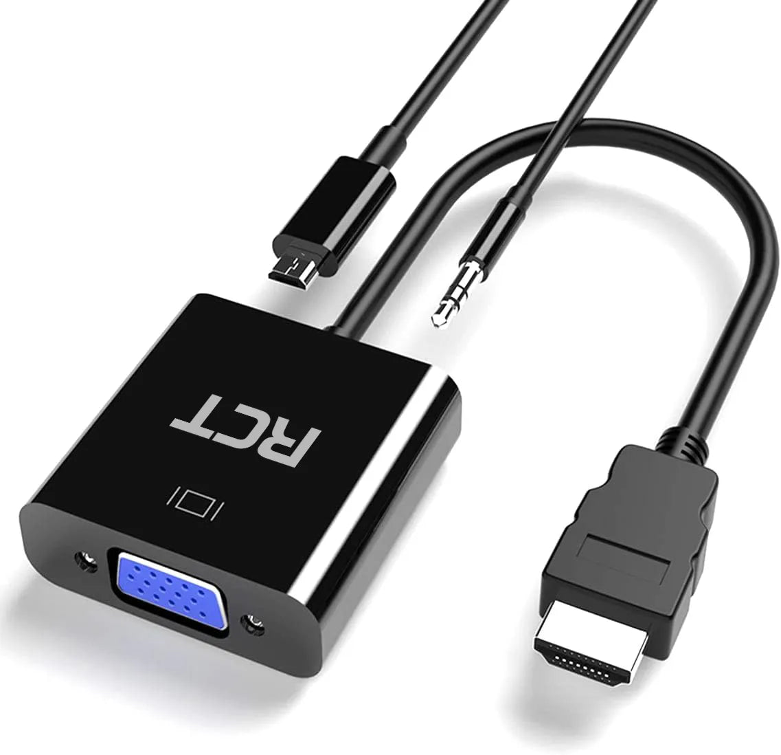 Rct Peripherals Rct HDMI To VGA (m To F) Adapter With Audio image 5