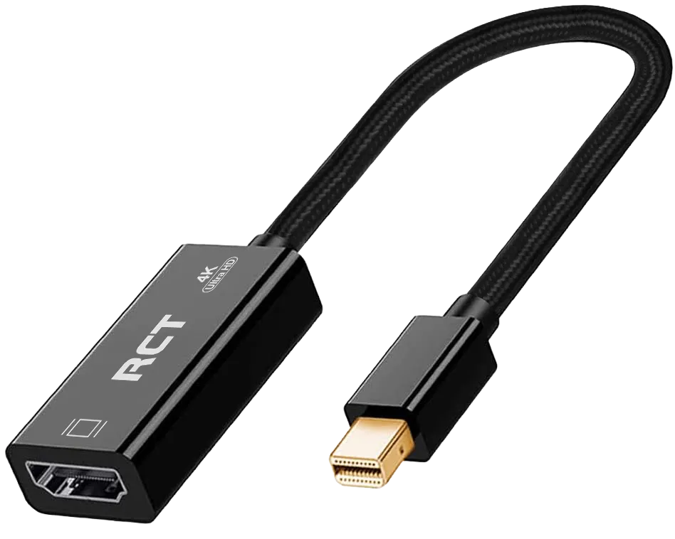 Rct Peripherals Rct Mini Display Port To HDMI 4K (m To F) Adapter image 3