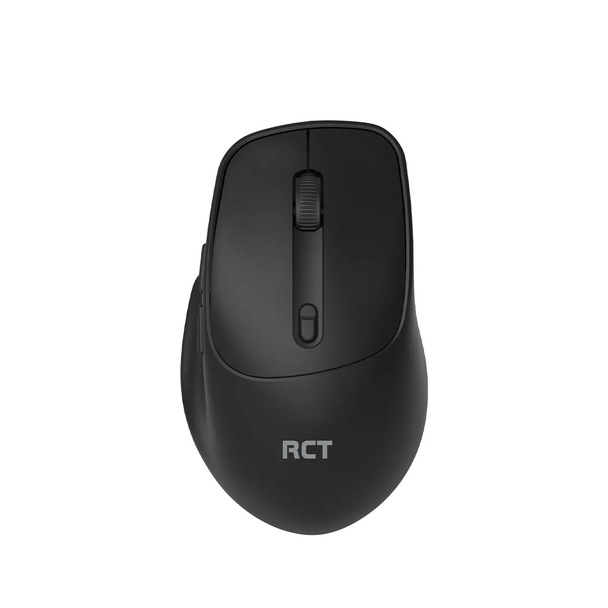 Rct Peripherals Rct Dual-Mode Wireless Mouse | 6-BUTTON | Silent Click | 2.4GHZ + Bluetooth 5.2/3.0 | 800-1600 DPI | USB Nano Receiver | Black