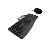 Rct Peripherals Rct Wired USB Keyboard & Mouse Combo | 104-KEY Membrane Keyboard | Ai Tool Key | Optical Mouse; 1000-3200 DPI