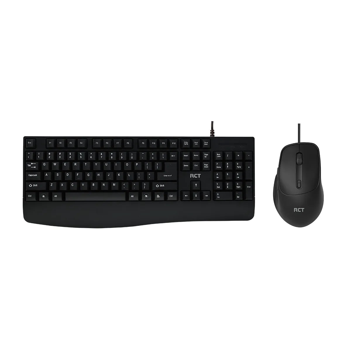 Rct Peripherals Rct Wired USB Keyboard & Mouse Combo | 104-KEY Membrane Keyboard | Ai Tool Key | Optical Mouse; 1000-3200 DPI image 3