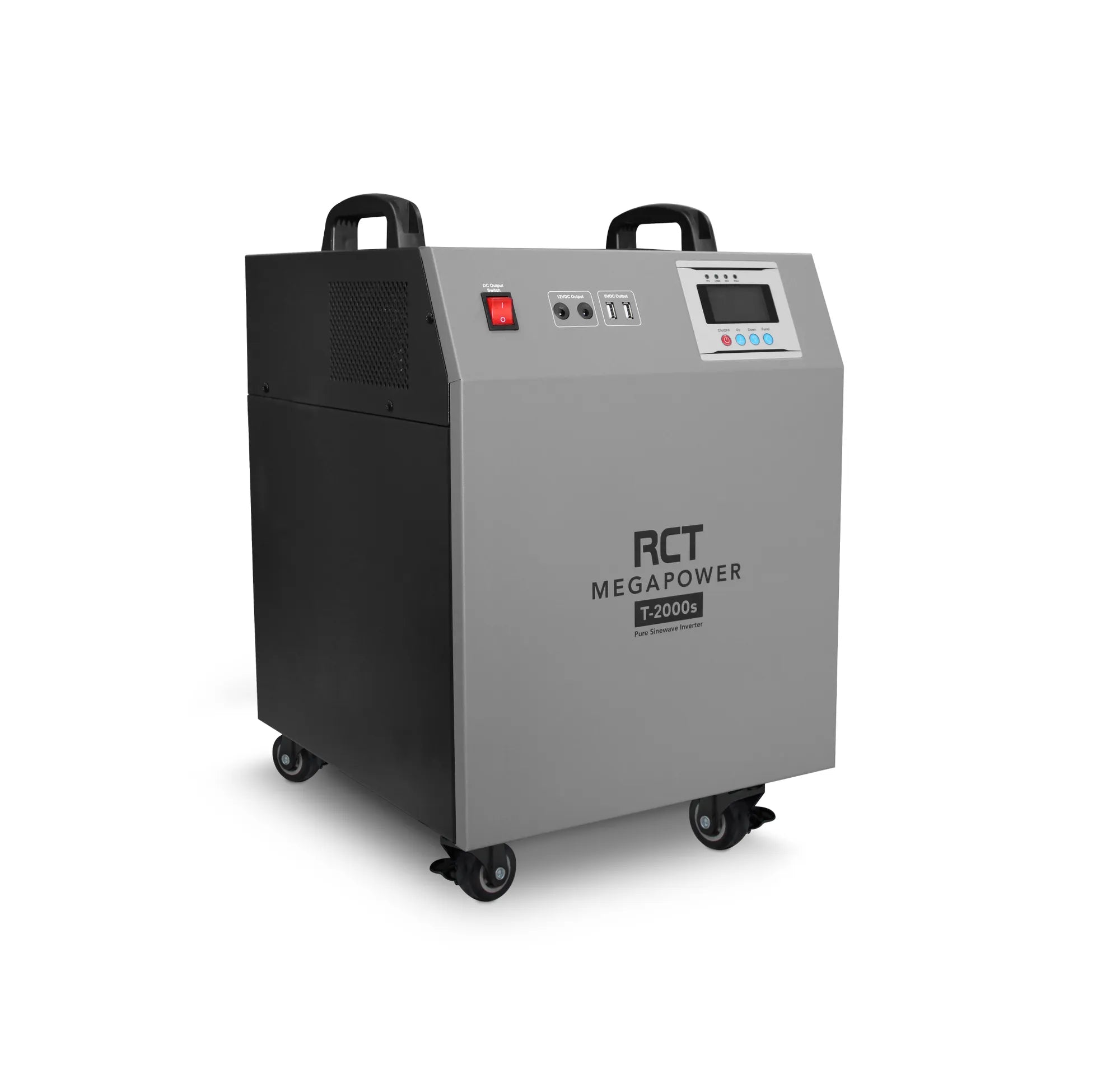 Portable Power Rct 2KVA/2000W Line Interactive Ups Inverter Trolley With 2 X 100AH Batteries (warranty Electronics- 1 Year; Battery 6 Month) image 2
